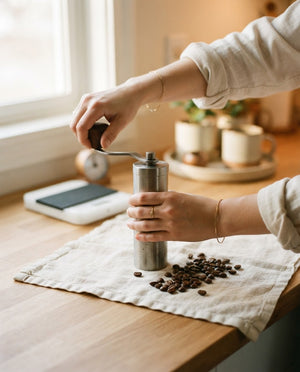 Café moído na hora