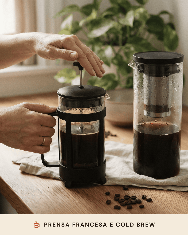Prensa Francesa e Cold Brew