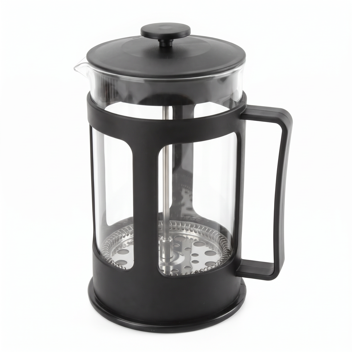 Bule para café e chá com filtro removível, fundo branco