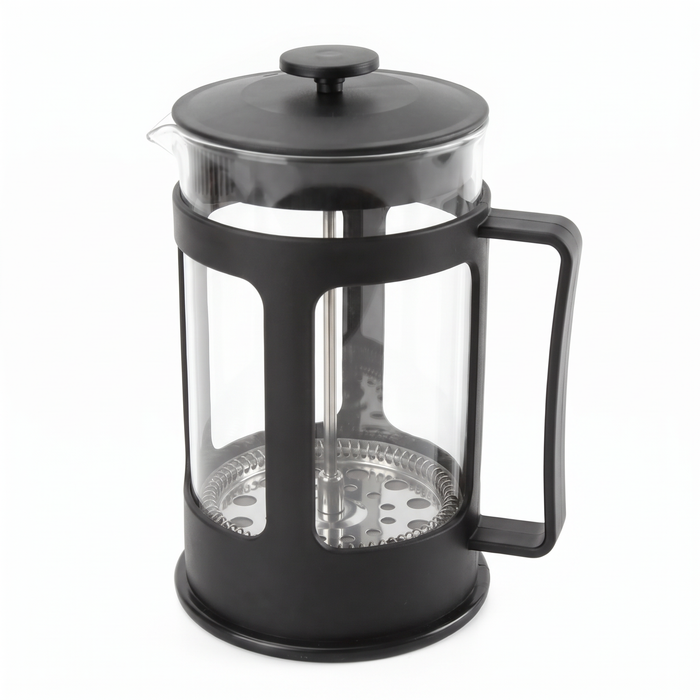 Bule para café e chá com filtro removível, fundo branco